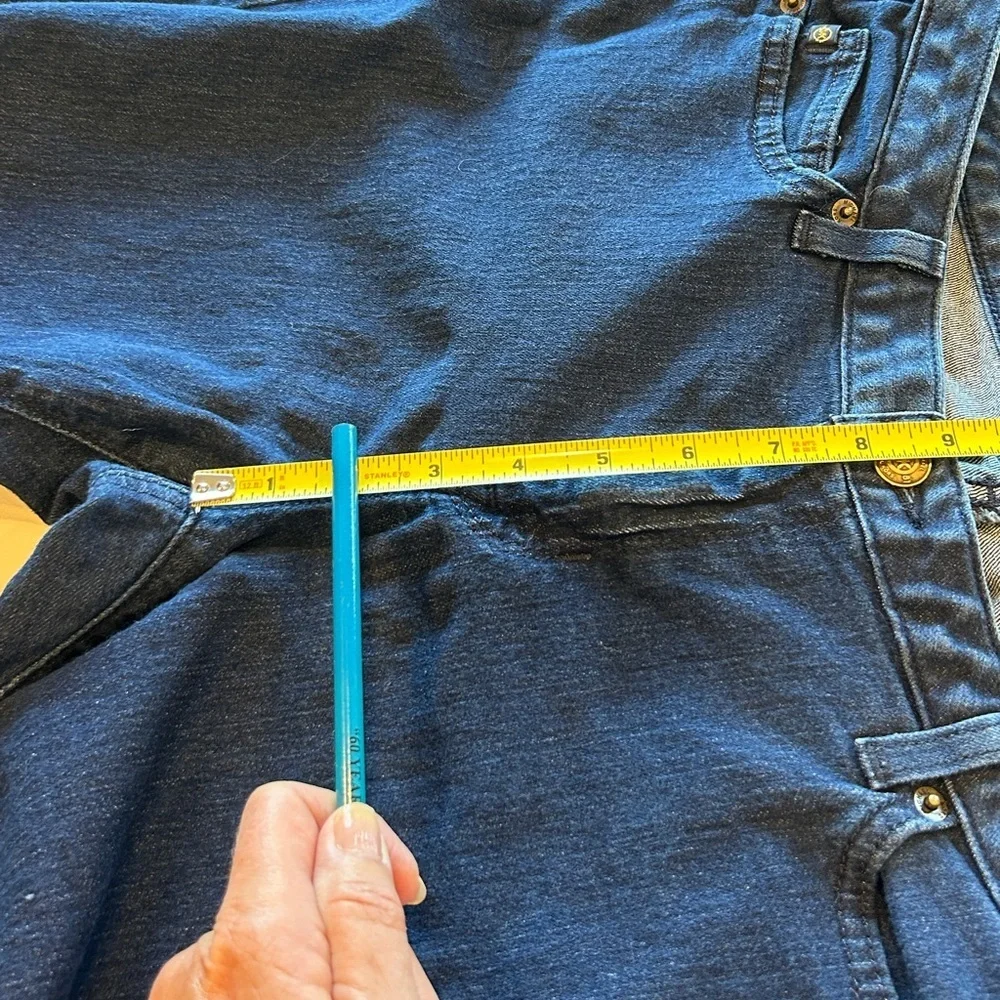 Michael Kors Skinny Capri Crop Jeans Dark Blue Size 10 - Picture 9 of 11